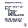 More Sewing Pattern Kit Details