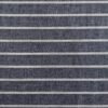 Metallic Lurex Stripe Chambray Fabric Blue/Ivory/Copper Deadstock 150cm Wide