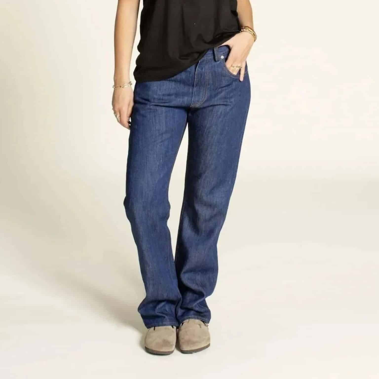 WBM Womens Jeans Dressmaking Kit Blue Denim Fabric