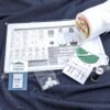 Clayton Woven Shirt Dressmaking Kit Italian Combed Chambray Fabric
