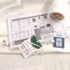 Clayton Woven Shirt Dressmaking Kit White Linen Fabric