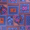 Cotton Satin Fabric Tropical Patchwork