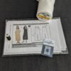 Mildred Jumpsuit Dressmaking Kit Black Denim Fabric