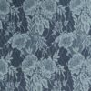 Denim Fabric Cotton Blend Lace Print Mediumweight Rigid 150cm Wide