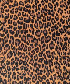 Viscose Fabric Leopard Print Digital Print Ecovero 140cm Wide