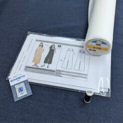 Mildred Jumpsuit Dressmaking Kit Dark Blue Denim Fabric