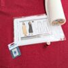 Mildred Jumpsuit Dressmaking Kit Red Denim Fabric