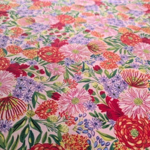 Viscose Fabric Pretty Floral Digital Print Ecovero 140cm Wide