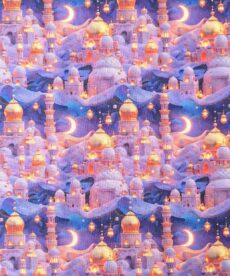Cotton Fabric Arabian Nights 3D 145cm Wide