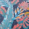 Cotton Chambray Fabric 4oz Flower Leaves at More Sewing