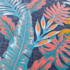 Cotton Chambray Fabric 4oz Flower Leaves at More Sewing