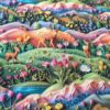 Buy Cotton Fabric Deer Scene 3D at More Sewing
