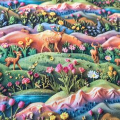 Buy Cotton Fabric Deer Scene 3D at More Sewing