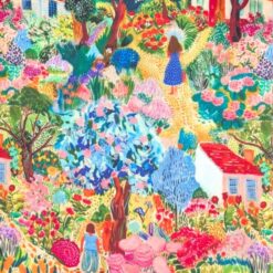 Cotton Fabric Flower Garden 145cm Wide