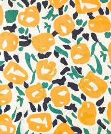 Cotton Fabric Lemon Floral 145cm Wide
