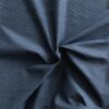 wide dark blue cotton blend denim fabric