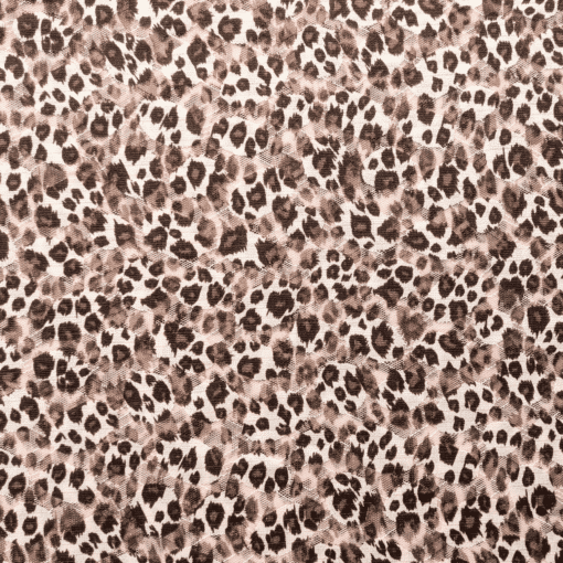 Polyester Fabric Stretch Mesh Leopard Spot. On trend, lightweight mesh fabric with a leopard spot pattern. 