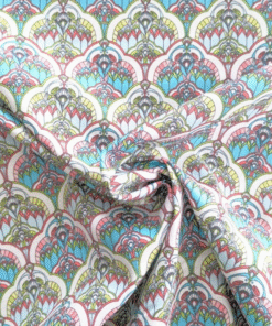 Cotton Fabric Sundance Clamshell in Aqua 110cm Wide