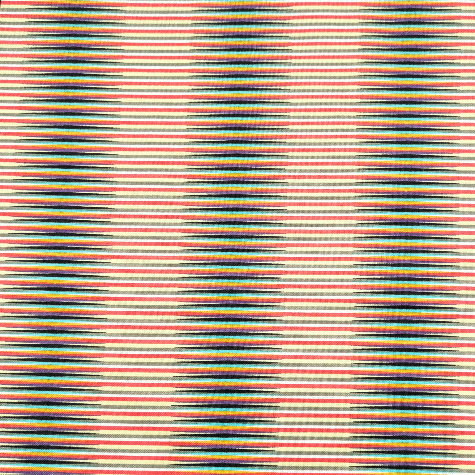 Cotton Fabric Fuzzy Stripe 110cm Wide