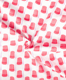 Cotton Fabric Thimbles & Needles 110cm Wide at More Sewing