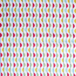 Cotton Fabric Twist Stripe 110cm Wide