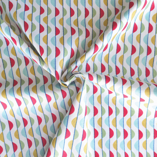 Cotton Fabric Twist Stripe 110cm Wide at More Sewing