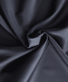 Black cotton sateen fabric