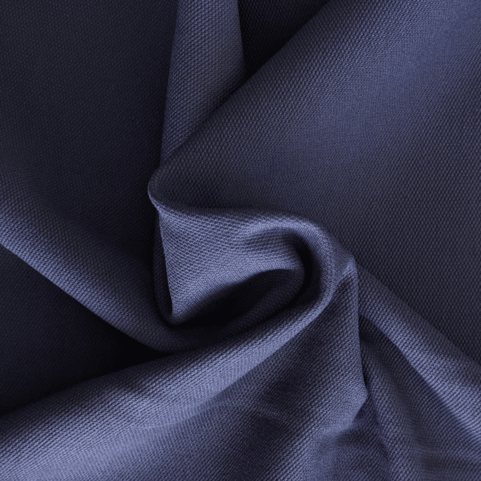 Ponte Pique Jersey Fabric Navy Blue Stretch 150cm Wide