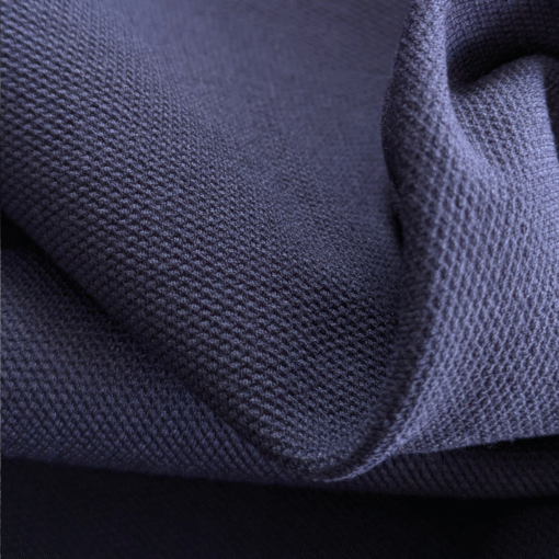 Ponte Pique Jersey Fabric Navy Blue Stretch 150cm Wide at More Sewing