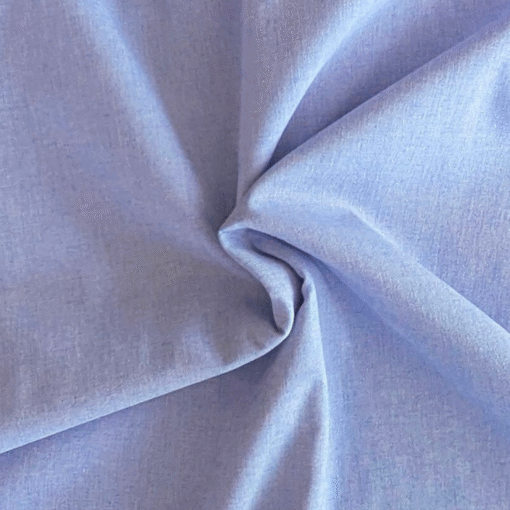 Blue Cotton / Linen Chambray Deadstock 150cm Wide