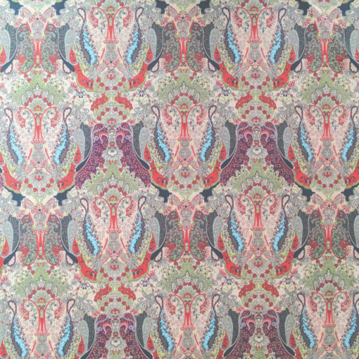 Pima Cotton Lawn Fabric Beardsley Paisley 140cm Wide