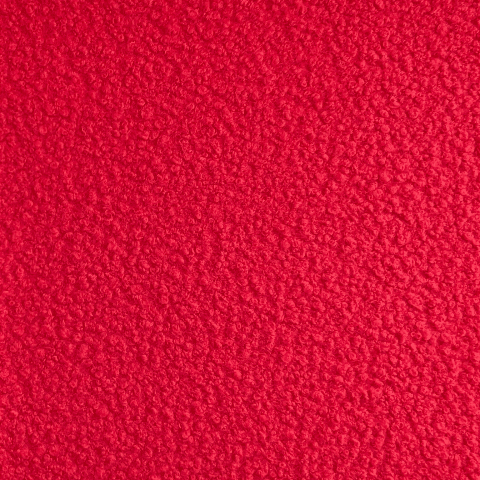 Polyester Boucle Fabric Red 150cm Wide