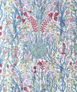 Pima Cotton Lawn Fabric Chinese Vase Print 140cm Wide