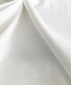 White Cotton Pique Shirting Fabric British Made 150cm Wide