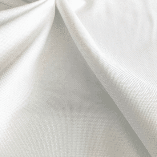 White Cotton Pique Shirting Fabric British Made 150cm Wide