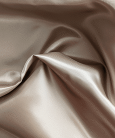 Polyester Satin Lining Fabric Camel Brown 150cm Wide