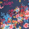 Polyester Lightweight Crepe Fabric Bright And Shadow Floral 145cm Wide