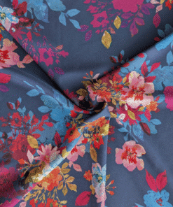Polyester Lightweight Crepe Fabric Bright And Shadow Floral at More Sewing