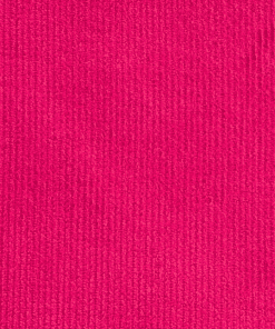21 Wale Bright Pink Cotton Needlecord Fabric 100% Cotton Corduroy Oeko Tex Soft Dressmaking Fabric 140cm Wide
