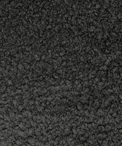 Black Boucle Fabric | Soft Polyester Boucle Coating Material | 145cm Wide