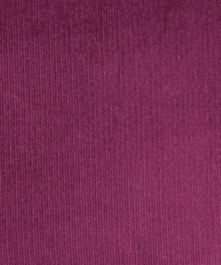 Wine Red Cotton Needlecord Fabric | Soft 21 Wale Babycord for Dressmaking