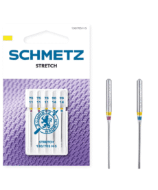 Stretch Sewing Machine Needles Schmetz Mixed Sizes 75/11 - 90/14