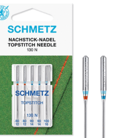 Schmetz Sewing Machine Needles - Topstitch - Sizes 80/12 - 100/16