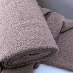 Polyester Boucle Fabric - Camel - 150cm Wide