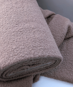 Polyester Boucle Fabric - Camel - 150cm Wide