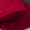 Polyester Boucle Fabric Red 150cm Wide