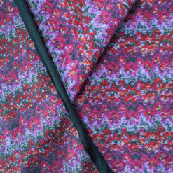 Zig Zag Warm Coating Knitted Fabric