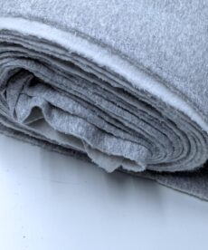 Cotton Jersey Sweatshirt Fabric Silver Grey 145cm Wide
