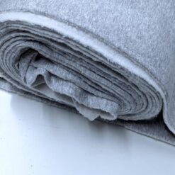 Cotton Jersey Sweatshirt Fabric Silver Grey 145cm Wide