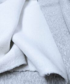 Alternative view of Cotton Jersey Sweatshirt Fabric Silver Grey 145cm Wide